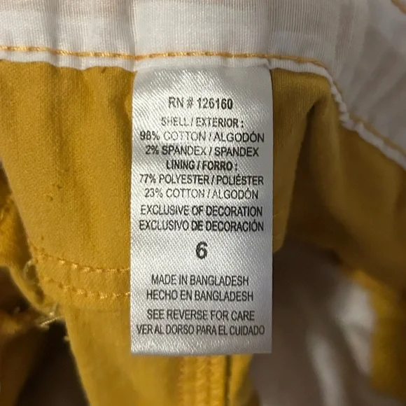 No Brand Girls Boho mustard overalls